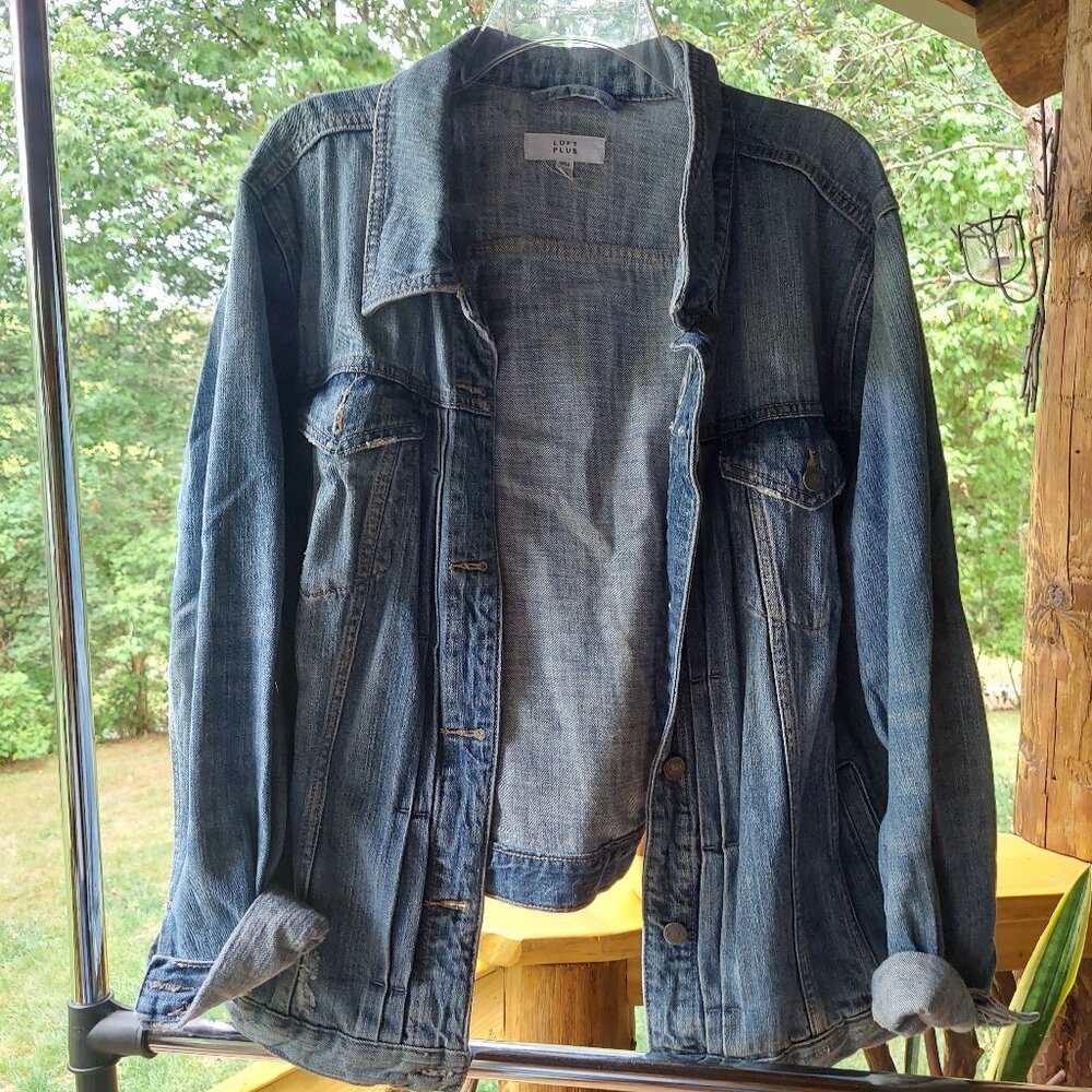 Denim Jacket Women's Size 22 Loft Plus